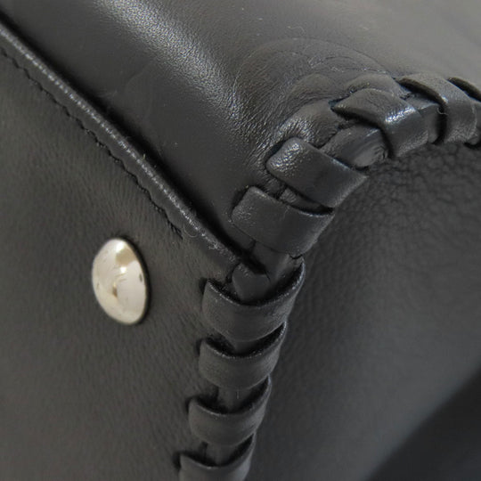 LOUIS VUITTON Handbag M54147 Calfskin black Veli Zip Women Used Authentic