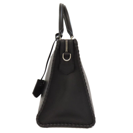 LOUIS VUITTON Handbag M54147 Calfskin black Veli Zip Women Used Authentic