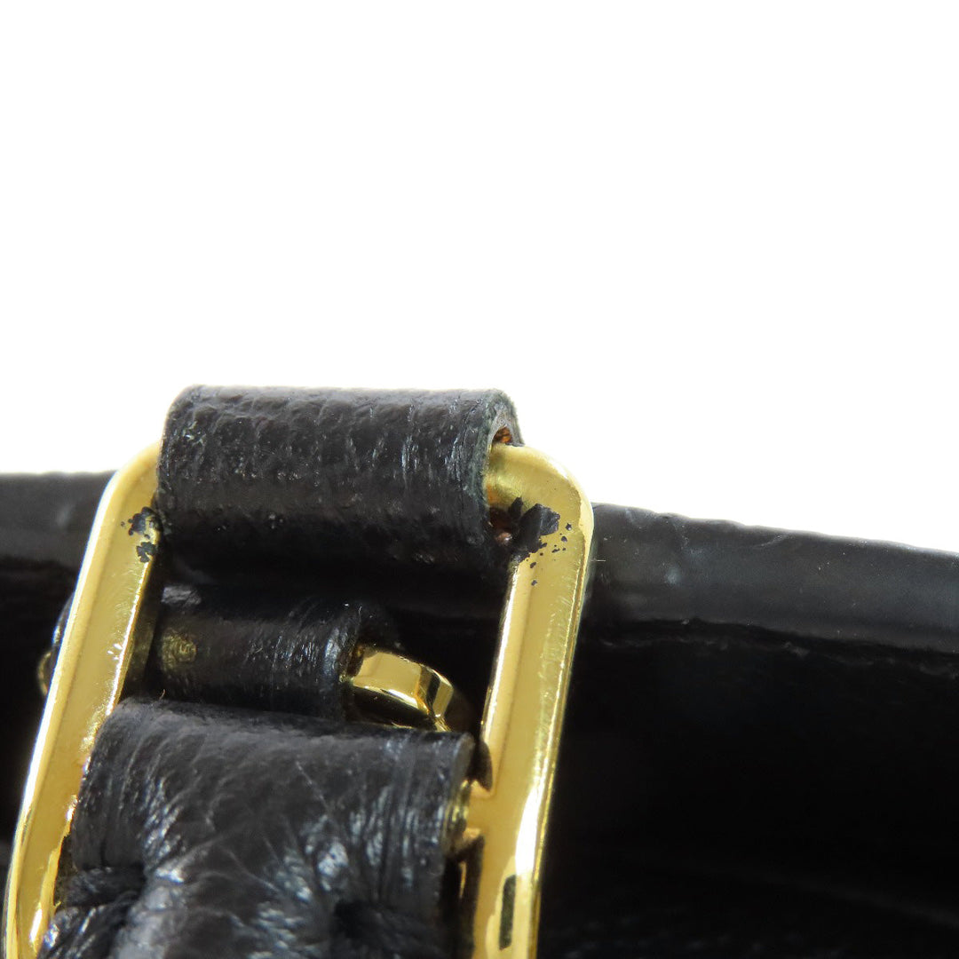 LOUIS VUITTON Handbag M41491 Ann Platt black Vosges