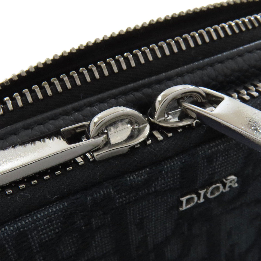 Christian Dior Shoulder Bag canvas black Trotter Women Used Authentic