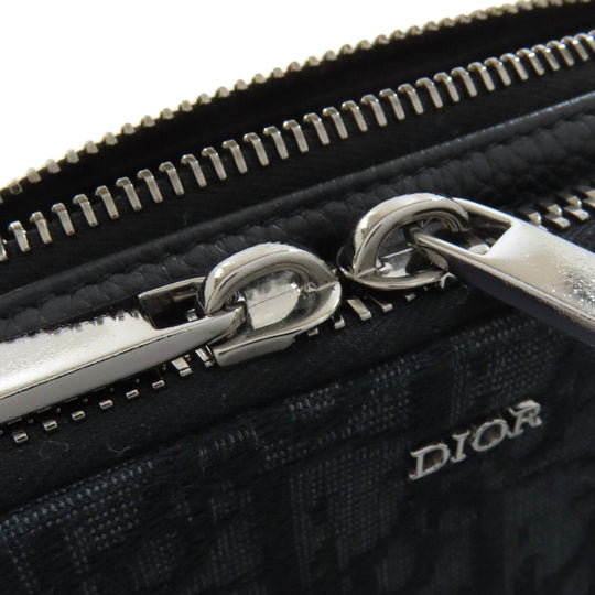 Christian Dior Shoulder Bag canvas black Trotter Women Used Authentic