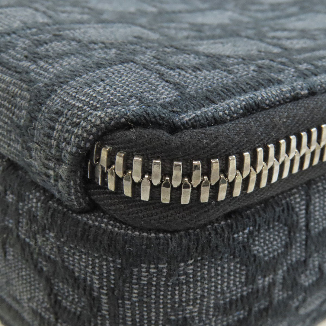 Christian Dior Shoulder Bag canvas black Trotter Women Used Authentic
