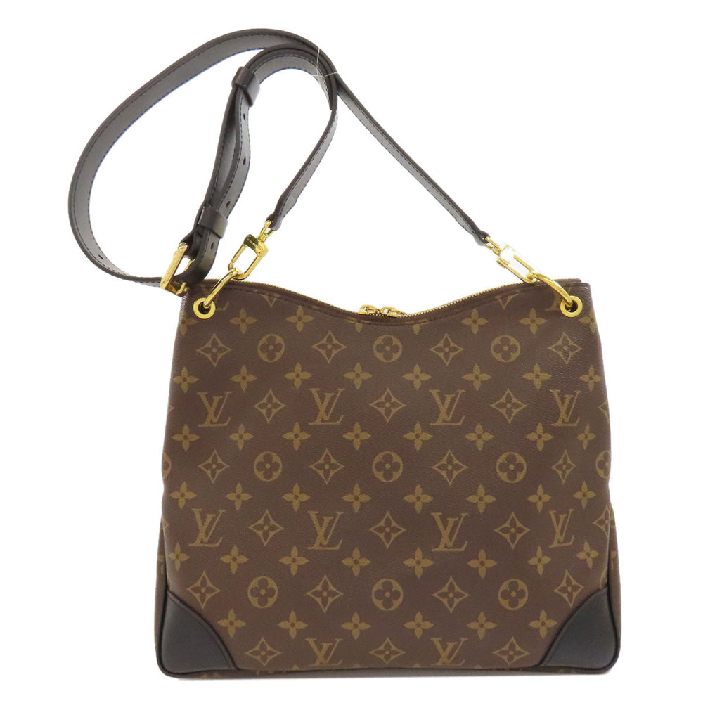 LOUIS VUITTON Shoulder Bag M45353 Monogram canvas Brown Odeon NM MM Women Used Authentic