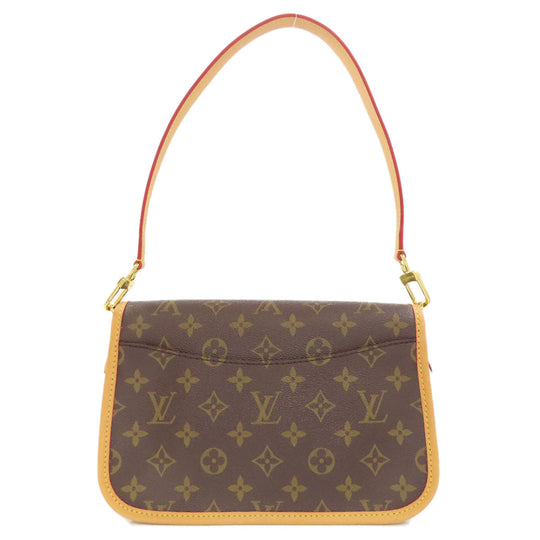 LOUIS VUITTON Shoulder Bag M46049 Monogram canvas Brown Diane NM PM Women Used Authentic