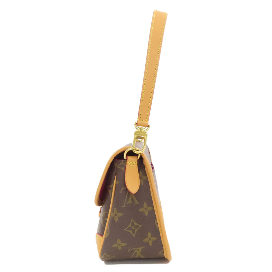 LOUIS VUITTON Shoulder Bag M46049 Monogram canvas Brown Diane NM PM Women Used Authentic