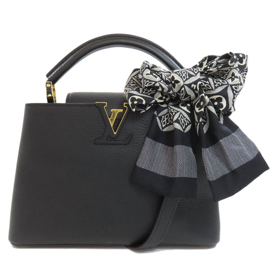 LOUIS VUITTON Handbag M94755 Calfskin black Capusine BB Women Used Authentic