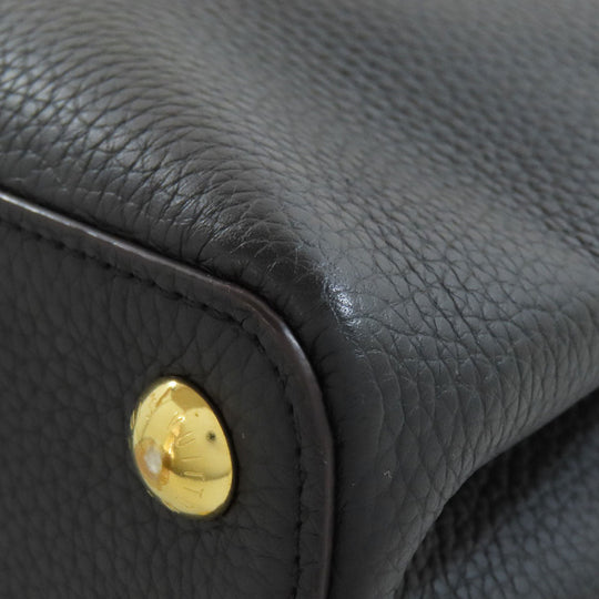LOUIS VUITTON Handbag M94755 Calfskin black Capusine BB Women Used Authentic