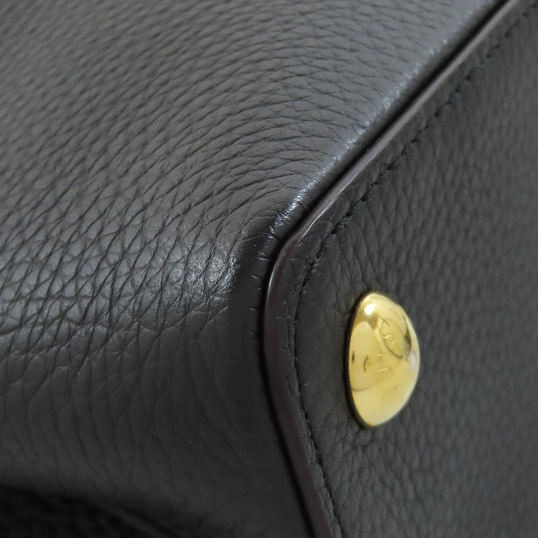 LOUIS VUITTON Handbag M94755 Calfskin black Capusine BB Women Used Authentic