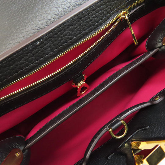 LOUIS VUITTON Handbag M94755 Calfskin black Capusine BB Women Used Authentic