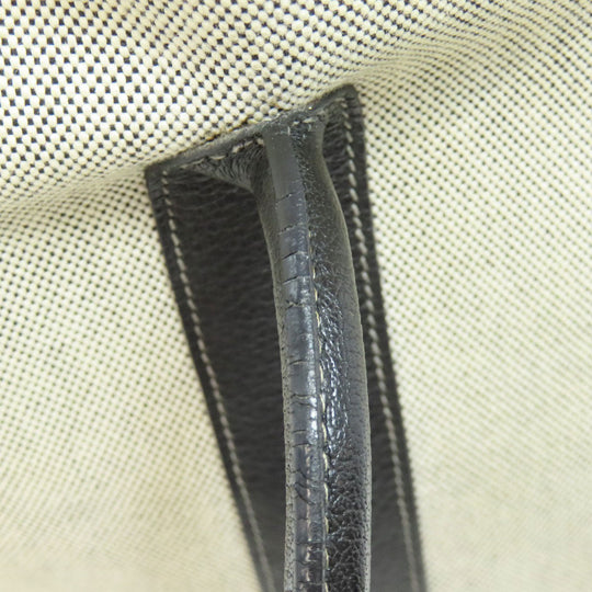 HERMES Tote Bag Tower ash gray Garden Party PM SilverMetal Women Used Authentic