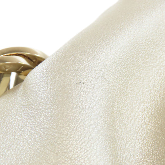 BVLGARI Shoulder Bag leather white Chandra