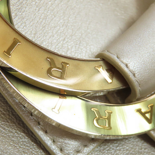 BVLGARI Shoulder Bag leather white Chandra