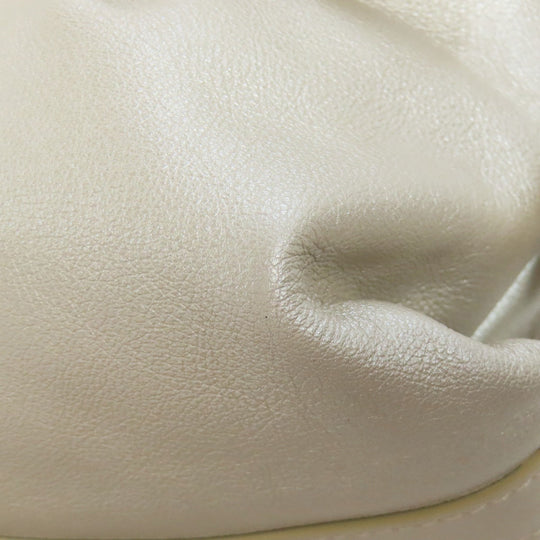 BVLGARI Shoulder Bag leather white Chandra
