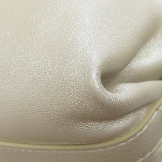 BVLGARI Shoulder Bag leather white Chandra