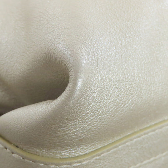 BVLGARI Shoulder Bag leather white Chandra