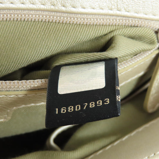 BVLGARI Shoulder Bag leather white Chandra
