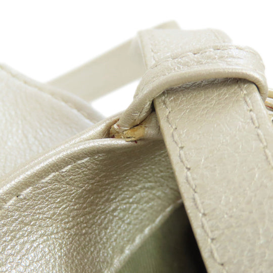 BVLGARI Shoulder Bag leather white Chandra