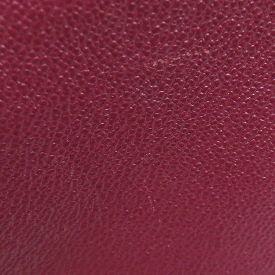 BURBERRY Shoulder Bag leather purple logo Women Used Authentic