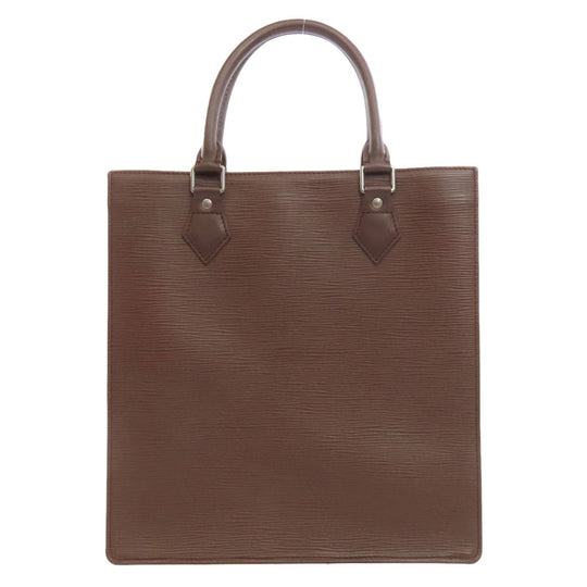 LOUIS VUITTON Handbag M5274D Epi Brown Sac Plat Women Used Authentic