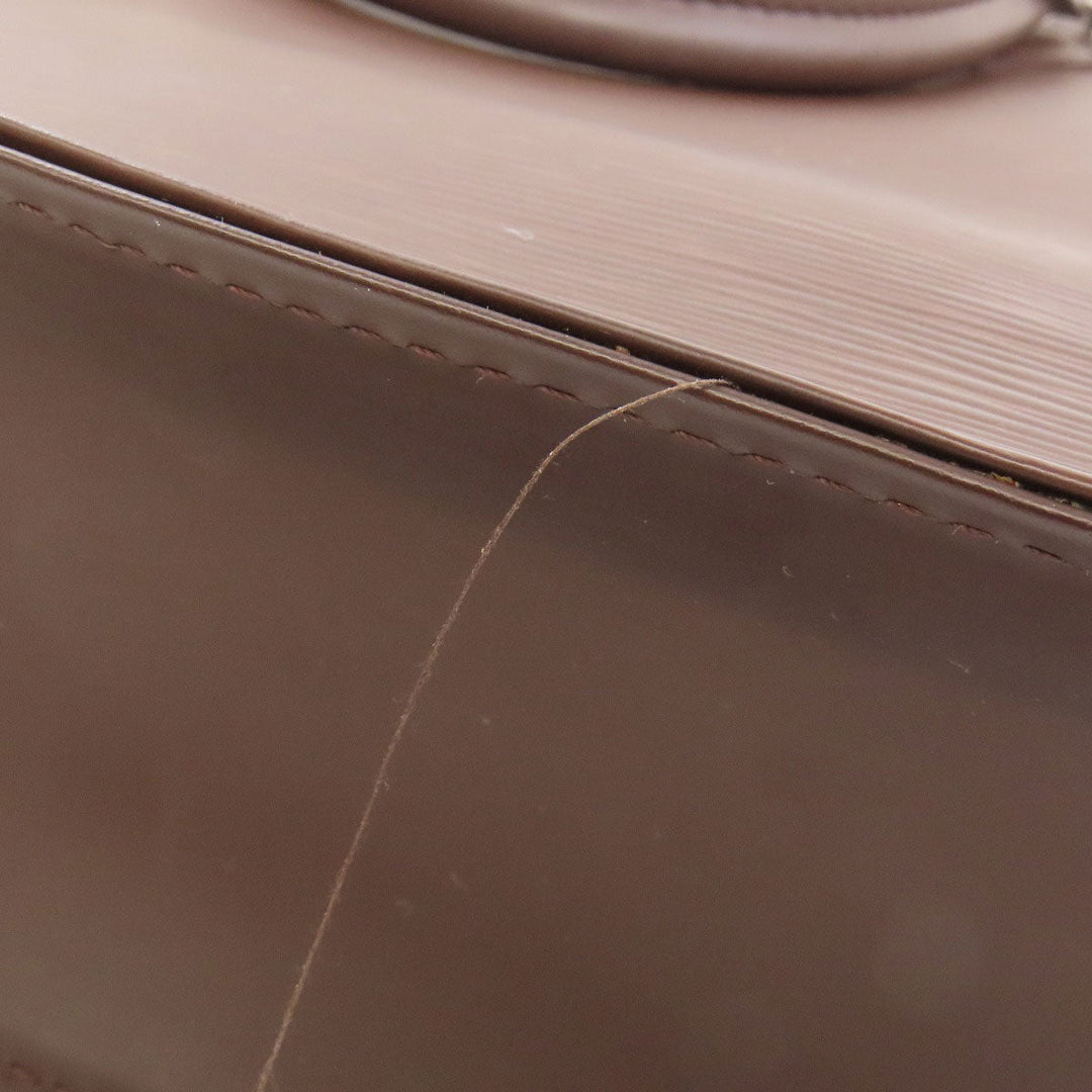 LOUIS VUITTON Handbag M5274D Epi Brown Sac Plat Women Used Authentic