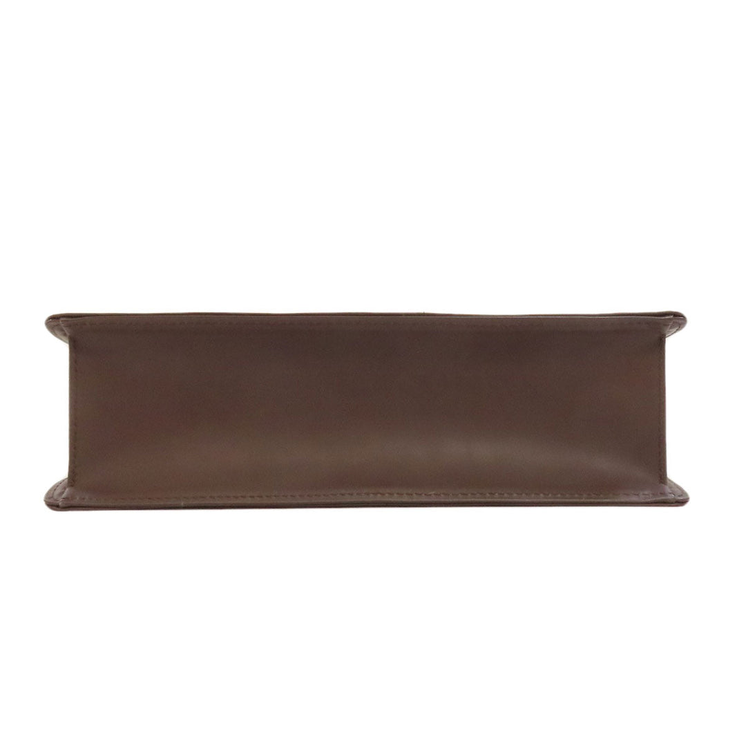 LOUIS VUITTON Handbag M5274D Epi Brown Sac Plat Women Used Authentic