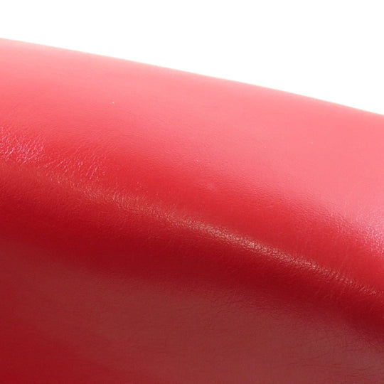 PRADA Shoulder Bag leather Red Lip mark Women Used Authentic