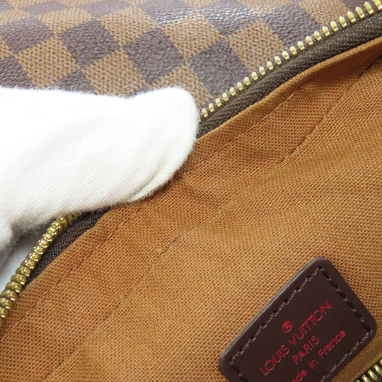 LOUIS VUITTON Shoulder Bag N45251 Damier canvas Brown Dorsoduro Women Used Authentic