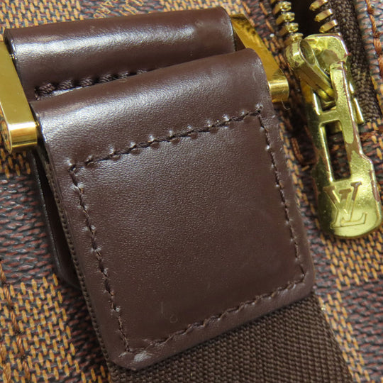 LOUIS VUITTON Shoulder Bag N45251 Damier canvas Brown Dorsoduro Women Used Authentic