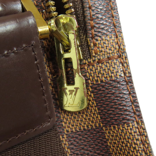 LOUIS VUITTON Shoulder Bag N45251 Damier canvas Brown Dorsoduro Women Used Authentic