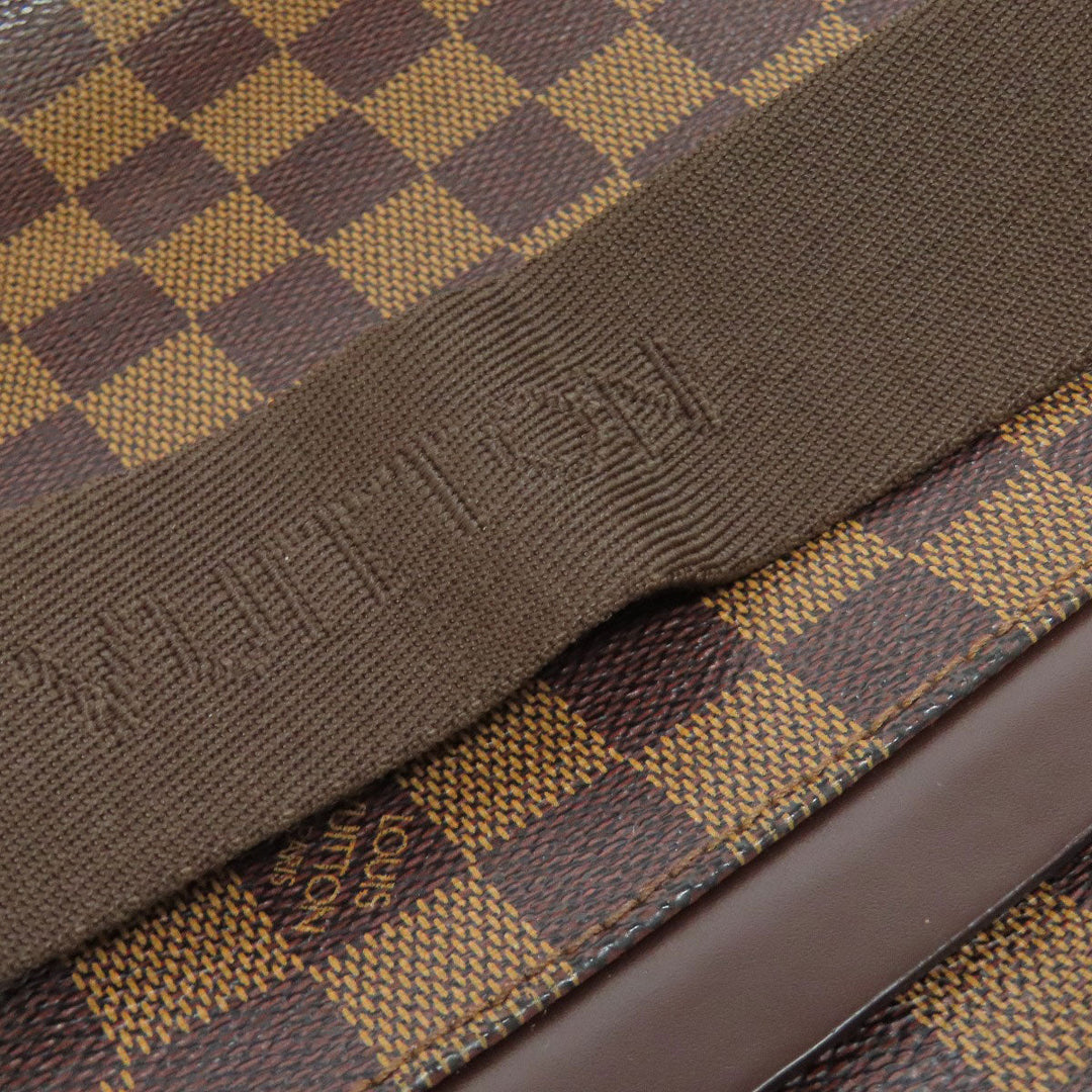 LOUIS VUITTON Shoulder Bag N45251 Damier canvas Brown Dorsoduro Women Used Authentic