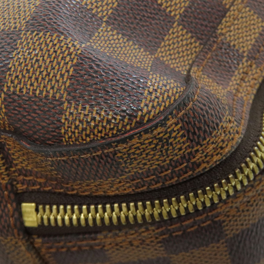 LOUIS VUITTON Shoulder Bag N45251 Damier canvas Brown Dorsoduro Women Used Authentic
