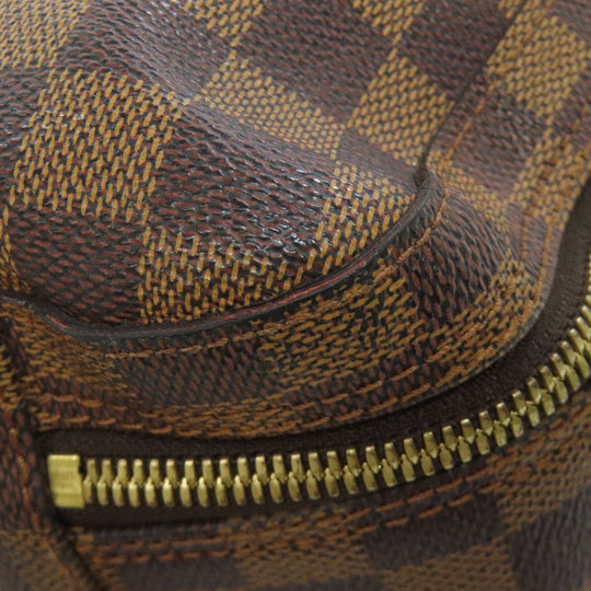 LOUIS VUITTON Shoulder Bag N45251 Damier canvas Brown Dorsoduro Women Used Authentic