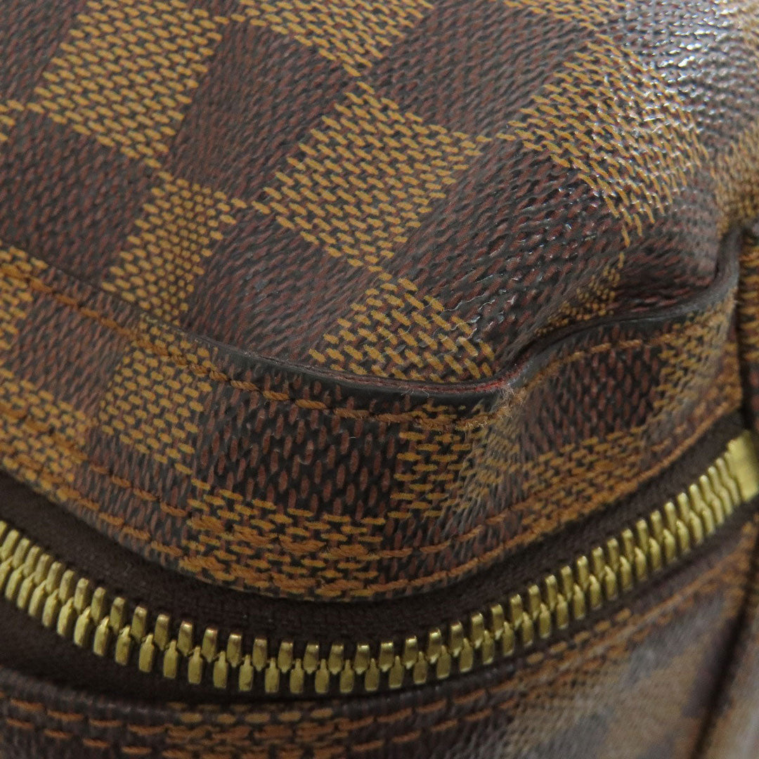 LOUIS VUITTON Shoulder Bag N45251 Damier canvas Brown Dorsoduro Women Used Authentic
