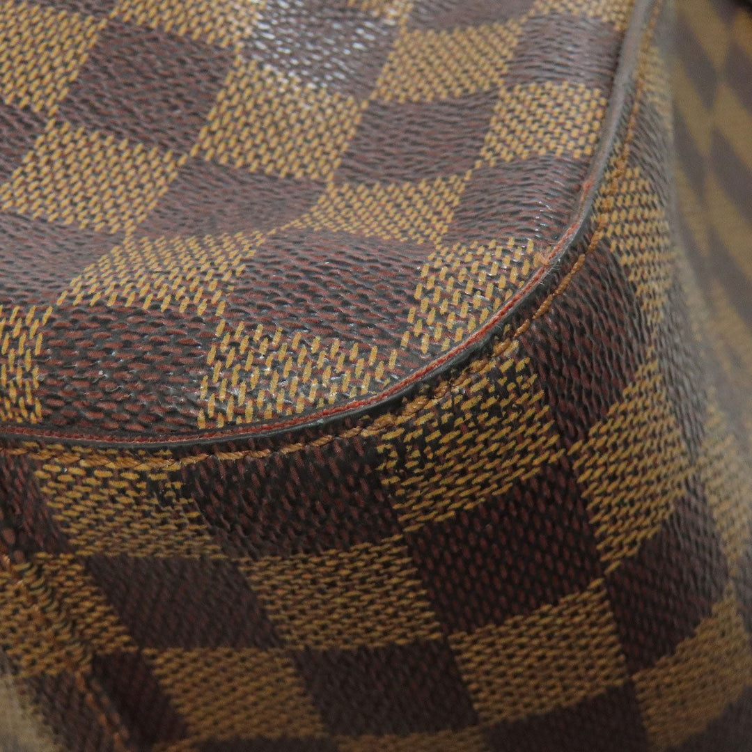 LOUIS VUITTON Shoulder Bag N45251 Damier canvas Brown Dorsoduro Women Used Authentic