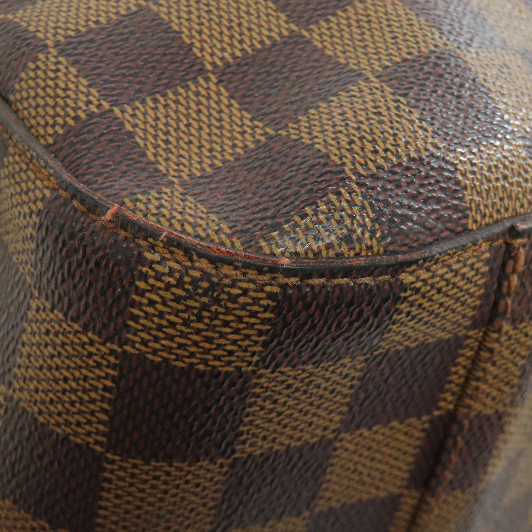 LOUIS VUITTON Shoulder Bag N45251 Damier canvas Brown Dorsoduro Women Used Authentic