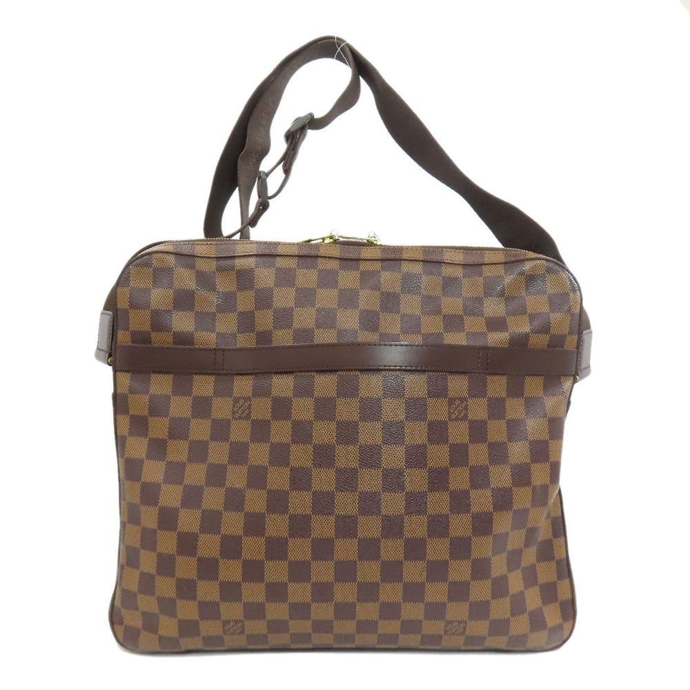 LOUIS VUITTON Shoulder Bag N45251 Damier canvas Brown Dorsoduro Women Used Authentic