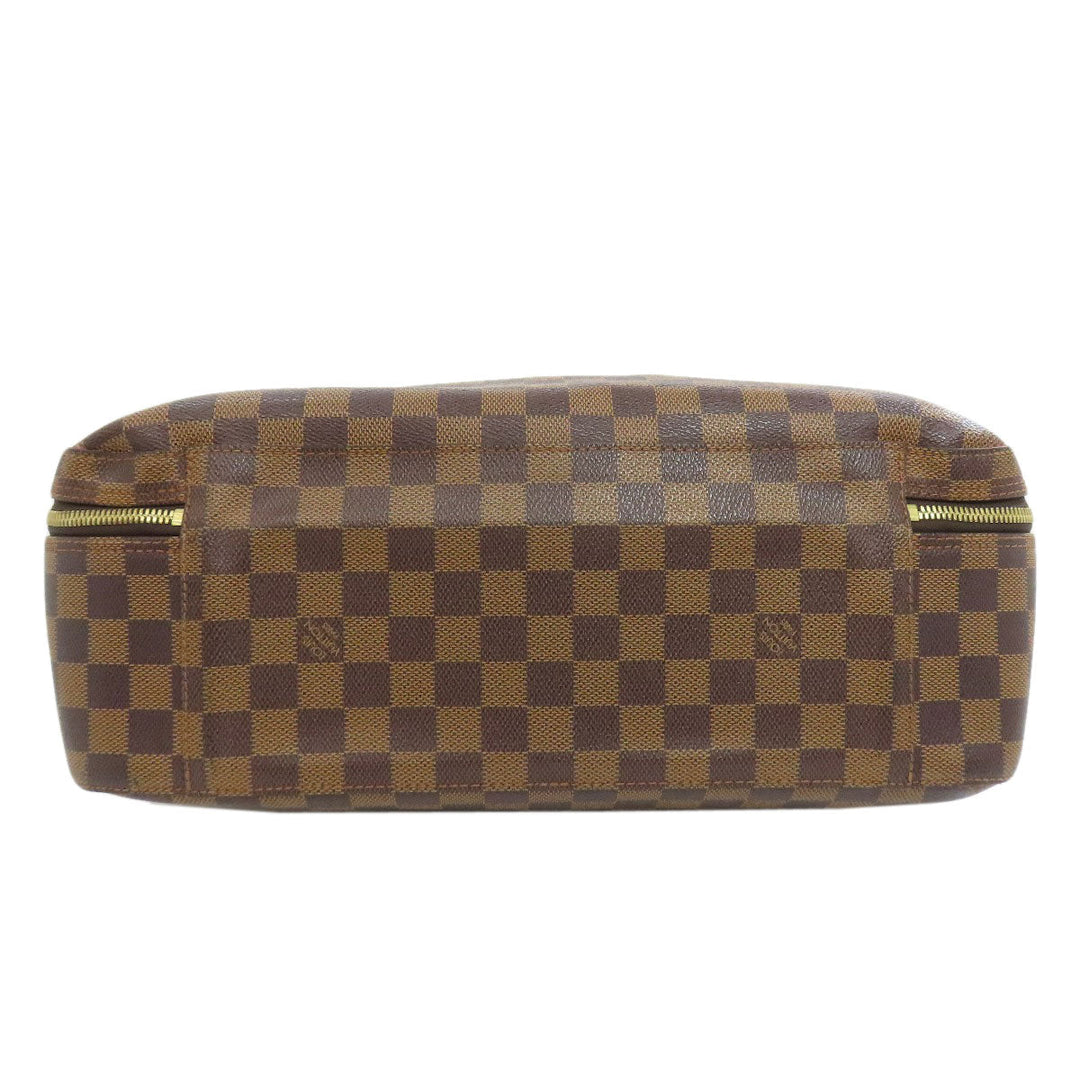 LOUIS VUITTON Shoulder Bag N45251 Damier canvas Brown Dorsoduro Women Used Authentic