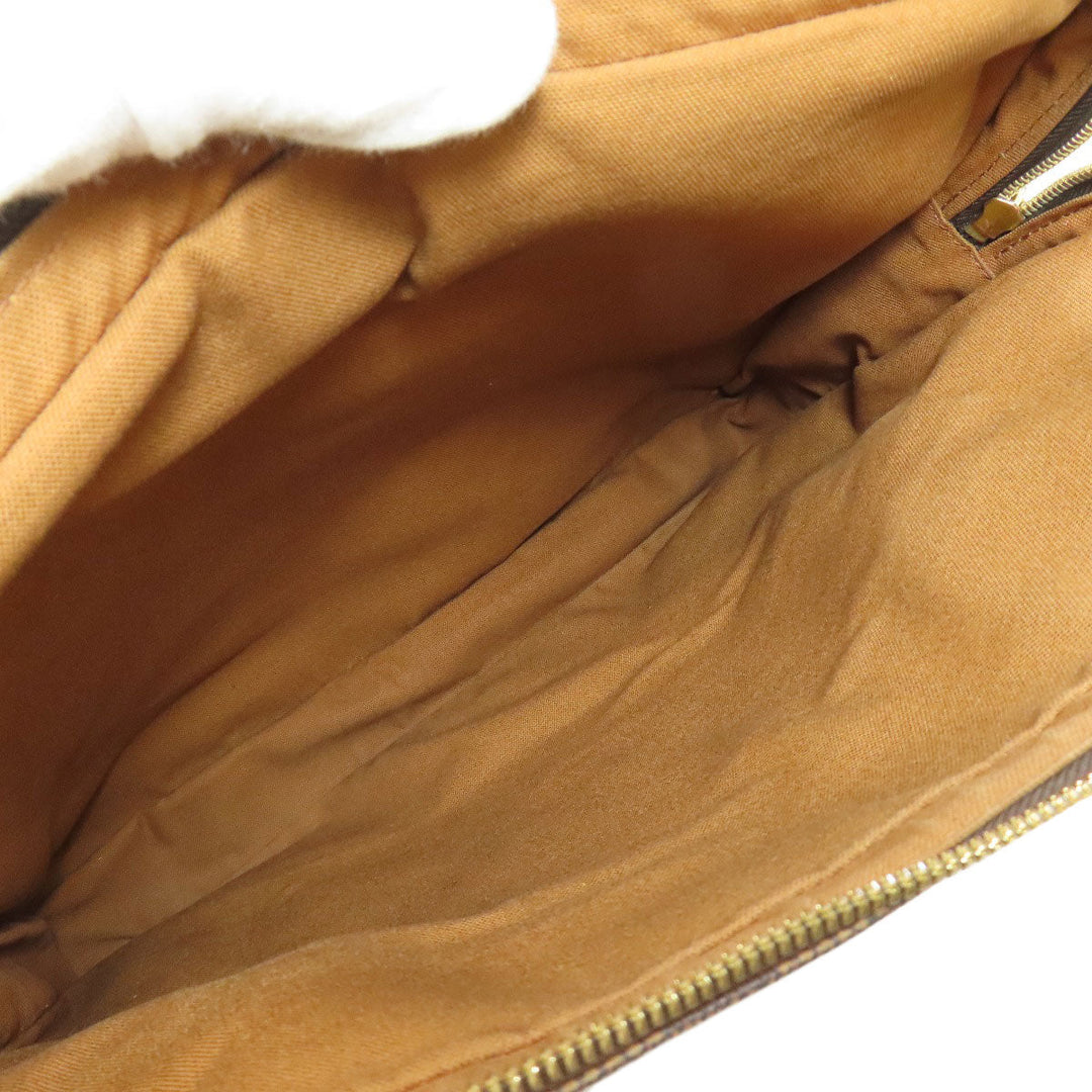 LOUIS VUITTON Shoulder Bag N45251 Damier canvas Brown Dorsoduro Women Used Authentic