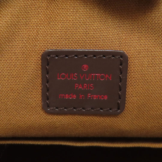 LOUIS VUITTON Shoulder Bag N45251 Damier canvas Brown Dorsoduro Women Used Authentic
