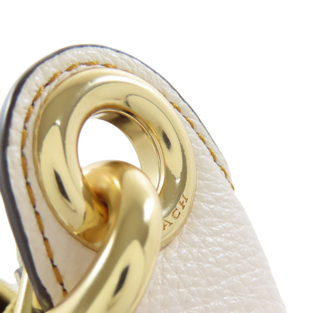 COACH Shoulder Bag CI104 leather white MAHLE HOBO FLORAL CLUSTERS PRINT 2WAY Women Used Authentic