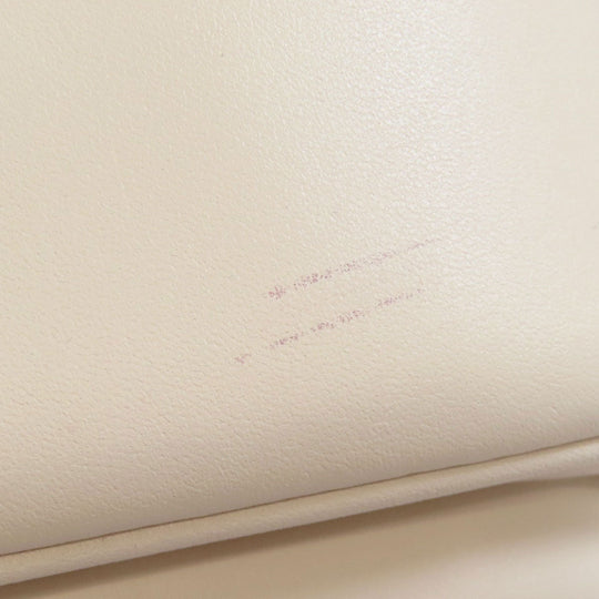 COACH Shoulder Bag CR098 leather white Pace Messenger Bag Women Used Authentic