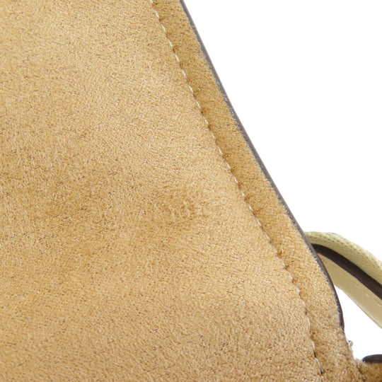 COACH Shoulder Bag CR098 leather white Pace Messenger Bag Women Used Authentic