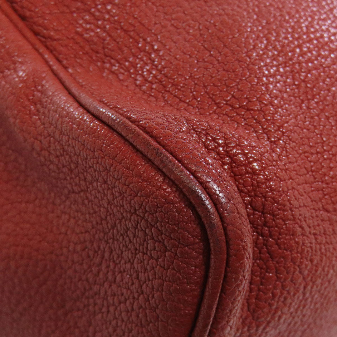 BOTTEGAVENETA Handbag leather Brown logo Women Used Authentic