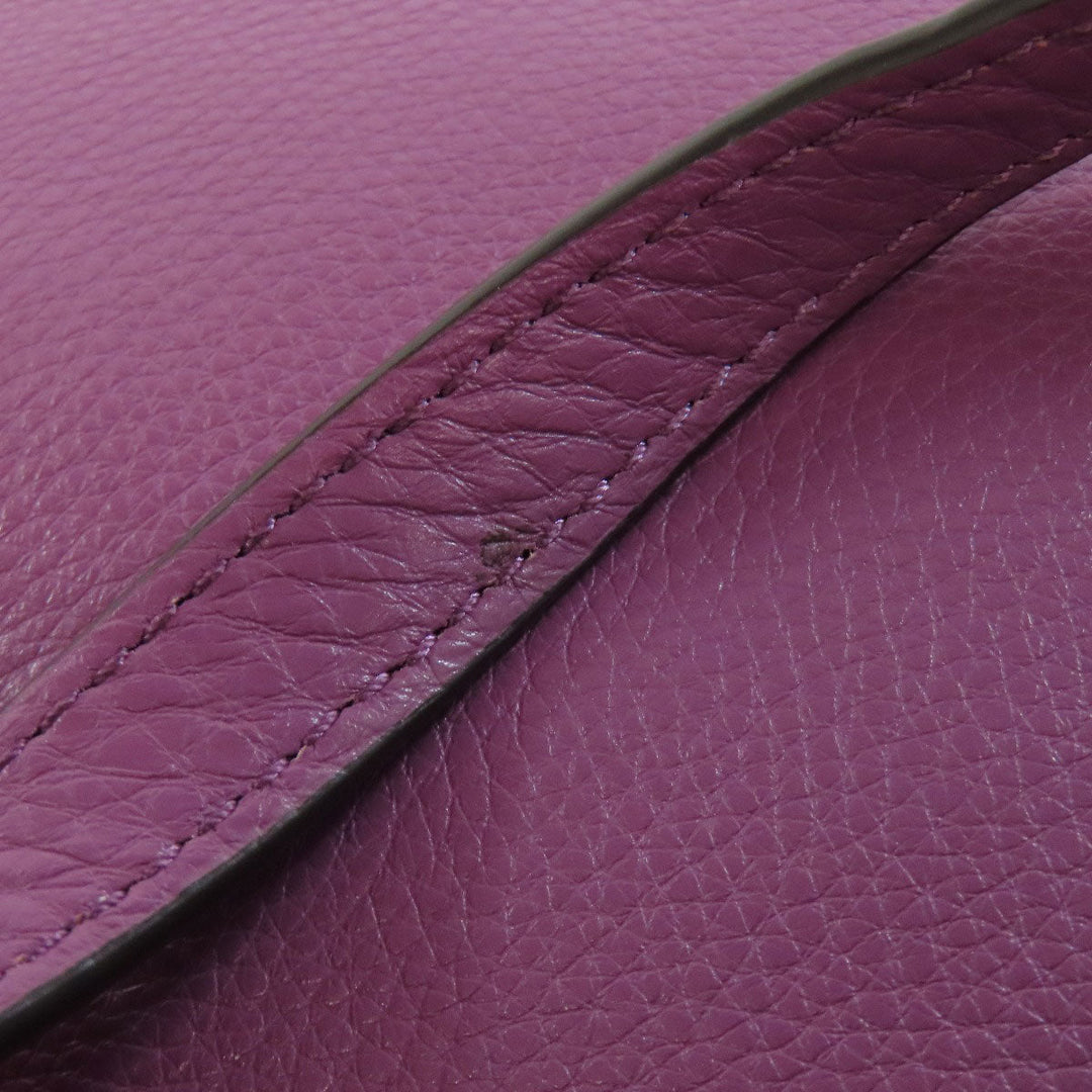 COACH Handbag F36675 leather purple 2WAY