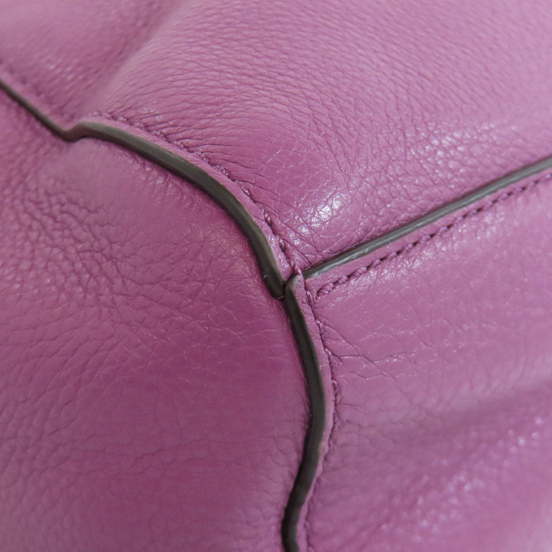 COACH Handbag F36675 leather purple 2WAY