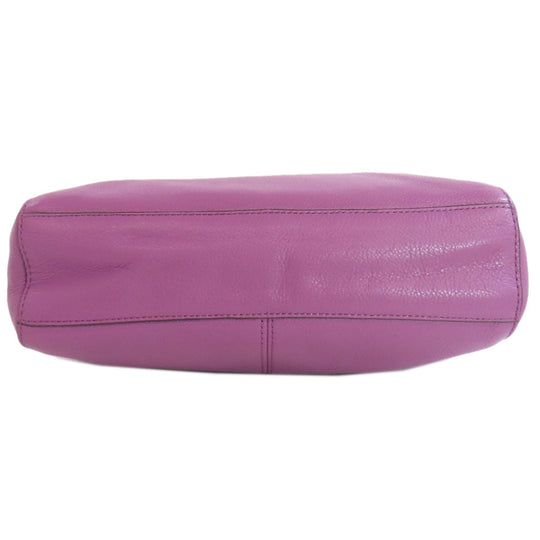 COACH Handbag F36675 leather purple 2WAY