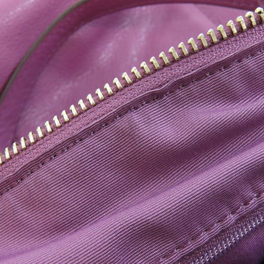 COACH Handbag F36675 leather purple 2WAY
