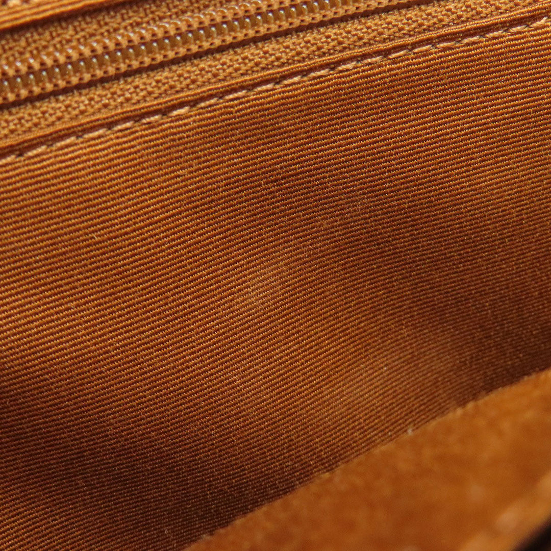 COACH Handbag F37233 PVC Brown Signature 2WAY Women Used Authentic