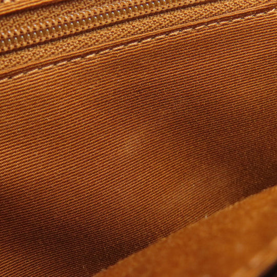 COACH Handbag F37233 PVC Brown Signature 2WAY Women Used Authentic