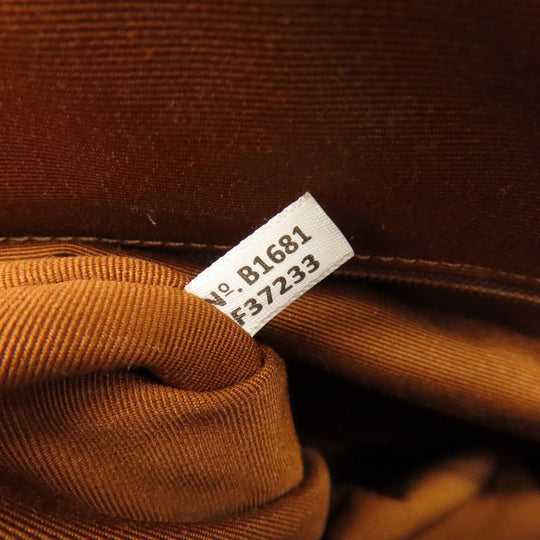 COACH Handbag F37233 PVC Brown Signature 2WAY Women Used Authentic